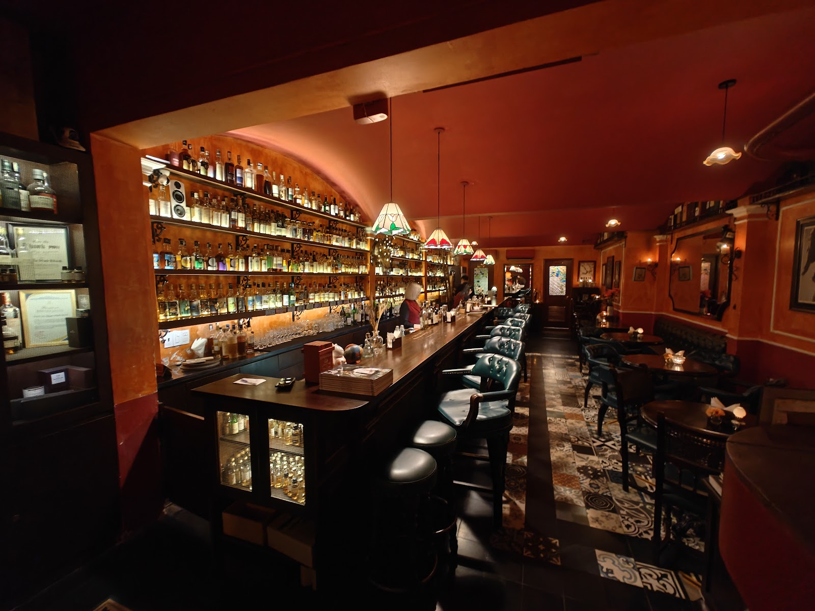 The bar counter — PK Maltroom's pouring counter
