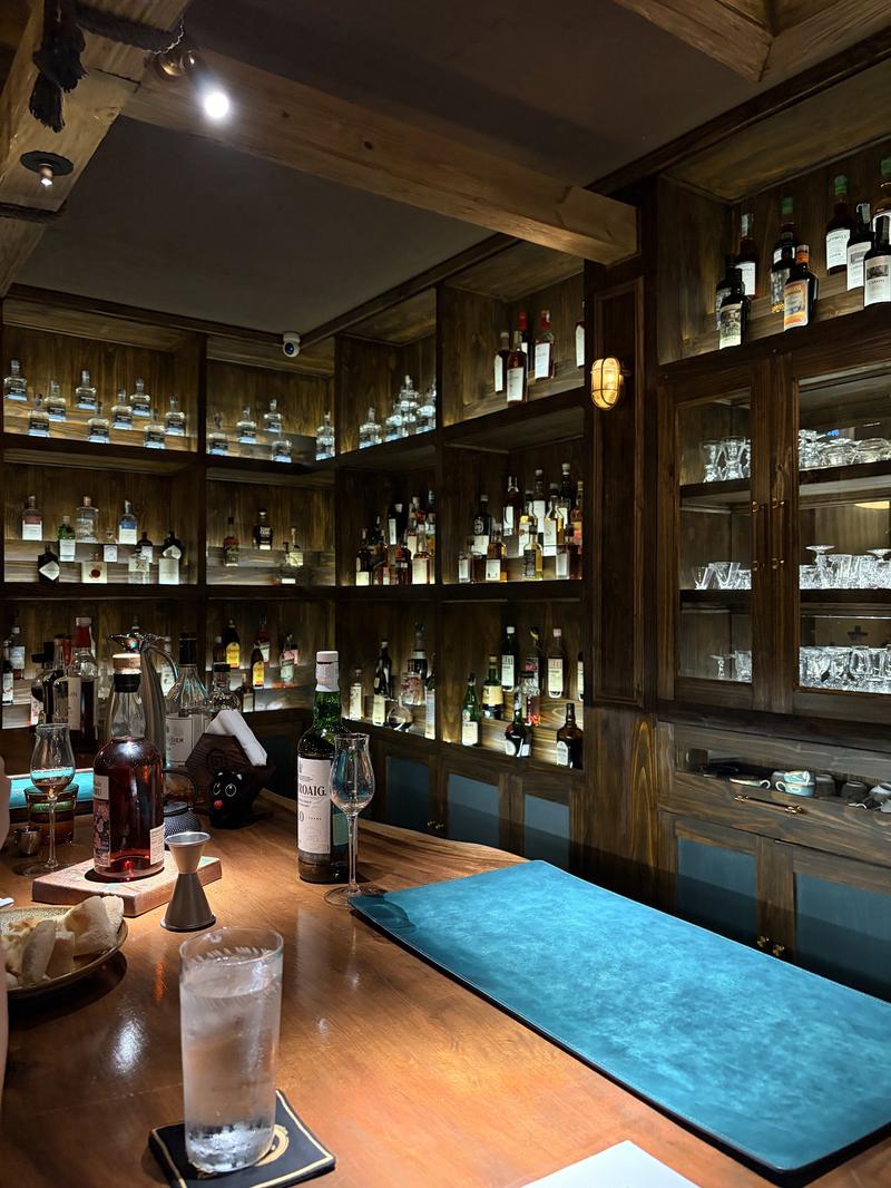 The whisky collection at House of Irori